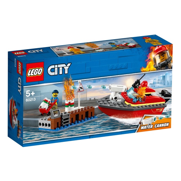 Lego City Incendiul De La Docuri 5 Ani+ 97 Piese 60213